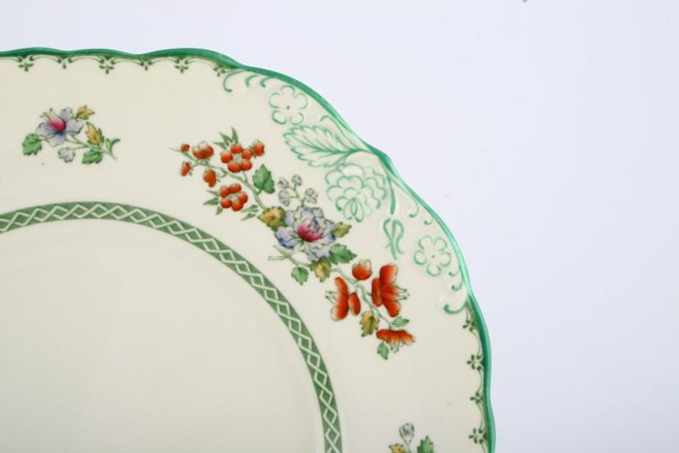 Spode Strathmere - Royal Jasmine - China Cake Plate Eared 9 1/2"