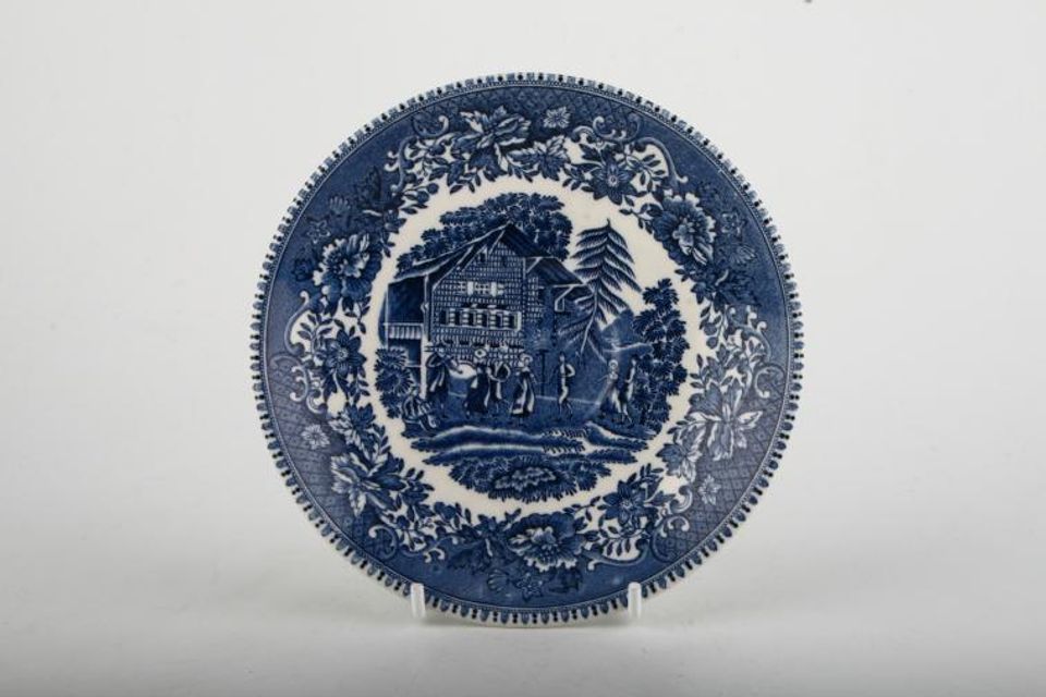 Wedgwood Avon Cottage - Blue Tea Saucer 5 1/2"