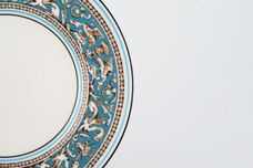 Wedgwood Florentine Turquoise Tea Plate No Middle Pattern | Backstamp W2614 7" thumb 2
