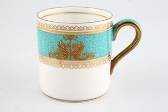 Wedgwood Columbia - Turquoise - R4634 Coffee/Espresso Can 2 1/4" x 2 1/4"