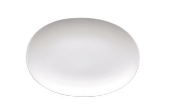 Thomas Medaillon White Oval Platter 32.6cm