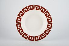 Susie Cooper Keystone - Red Rimmed Bowl 8" thumb 2