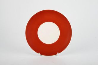 Susie Cooper Keystone - Red Coffee Saucer 5 1/2"