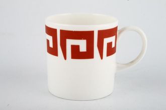 Susie Cooper Keystone - Red Coffee Cup 2 5/8" x 2 5/8"