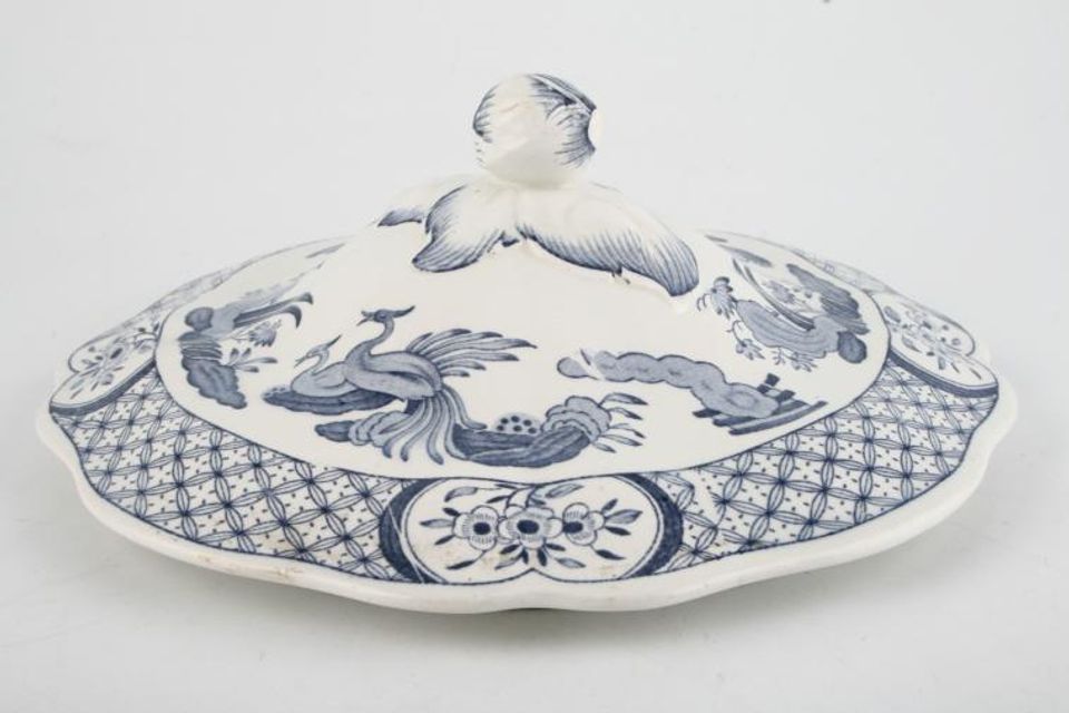 Furnivals Old Chelsea - Blue Vegetable Tureen Lid Only round