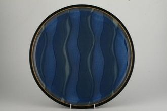 Denby Blue Jetty Round Platter Water 13 1/4"