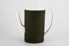 Susie Cooper Forest - Black Urn Coffee Pot 1 1/2pt thumb 1