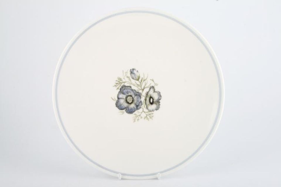 Wedgwood Glen Mist - Susie Cooper Design - Black Urn Backstamp Cake Plate Round 9 5/8"