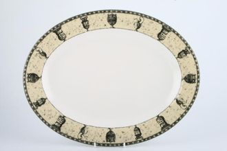 Royal Doulton Greek Urn Oval Platter 13 1/8"