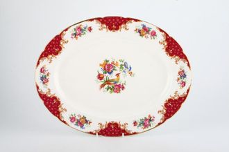 Sell Paragon Rockingham - Red Oval Platter 13"