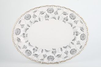 Spode Colonel Grey Oval Platter 12 1/2"