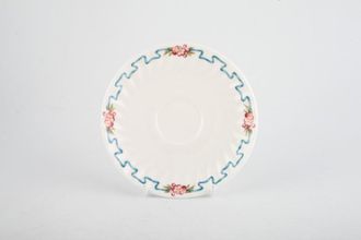 Minton Ribbons and Blossom Coffee Saucer Border pattern 5"