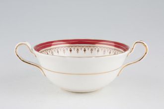 Aynsley Durham - Red 1646 - Wavy Edge Soup Cup 2 handles