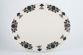 Sell Midwinter Country Garden Oval Platter No Rim 13 3/4"