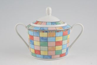 TTC Mardi Gras Sugar Bowl - Lidded (Tea) 2 handles