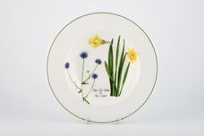 Portmeirion Welsh Wild Flowers Rimmed Bowl Scabious & Tenby Daffodil 9 5/8" thumb 2