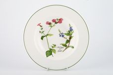 Portmeirion Welsh Wild Flowers Rimmed Bowl Pink Campion & Speedwell 9 5/8" thumb 2