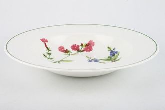 Sell Portmeirion Welsh Wild Flowers Rimmed Bowl Pink Campion & Speedwell 9 5/8"