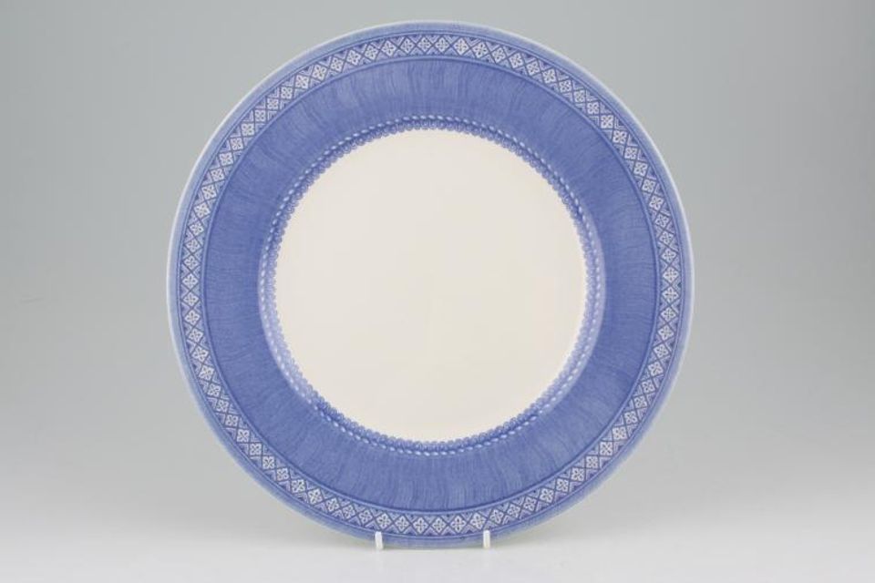 Churchill Out Of The Blue Dinner Plate No Pattern in Centre 10 3/4"