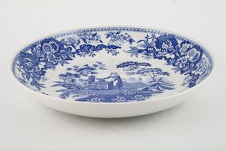 Spode Blue Room Collection Pasta Bowl Girl At The Well - no rim 8 5/8"