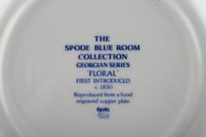 Spode Blue Room Collection Tea Saucer Floral 5 3/4" thumb 2