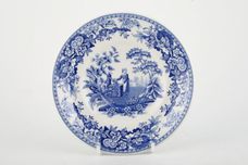 Spode Blue Room Collection Tea Saucer Girl at Well 5 3/4" thumb 1