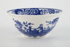 Spode Blue Room Collection Sugar Bowl - Open (Tea) Girl At The Well 5 1/2" thumb 1