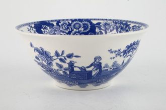 Spode Blue Room Collection Sugar Bowl - Open (Tea) Girl At The Well 5 1/2"