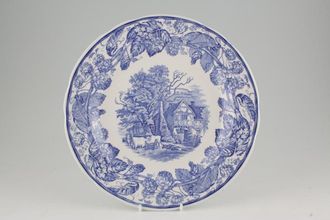 Spode Blue Room Collection Dinner Plate Rural Scenes 10 1/2"