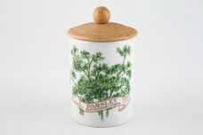 Royal Worcester Worcester Herbs Spice Jar Parsley 2 3/8" x 3" thumb 1