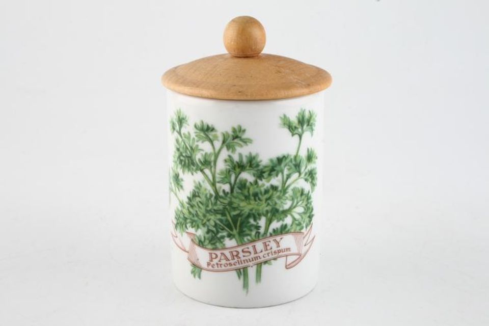 Royal Worcester Worcester Herbs Spice Jar Parsley 2 3/8" x 3"