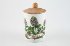 Royal Worcester Worcester Herbs Spice Jar Mint 2 3/8" x 3" thumb 1