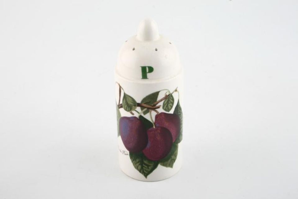 Portmeirion Pomona - Older Backstamps Pepper Pot The Reine Claude Plum 4 1/8"