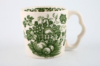 Masons Fruit Basket - Green Mug Small Mugs - Shaped Handle 3" x 3"