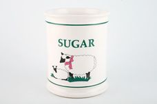 Hornsea Farmyard Collection Storage Jar + Lid Sugar 4 3/4" x 5 5/8" thumb 2