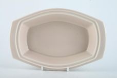 Poole Mushroom and Sepia - C54 Butter Dish Base Only 8 1/4" thumb 2