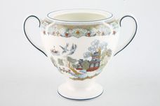 Wedgwood Chinese Legend Sugar Bowl - Lidded (Tea) Tall, Footed thumb 2