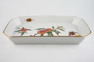 Sell Royal Worcester Evesham - Gold Edge Serving Dish Peaches and Lemon 14 1/4" x 8 1/4"