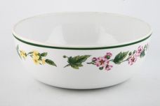 Royal Worcester Worcester Herbs Serving Bowl Pattern outside only 8" thumb 1