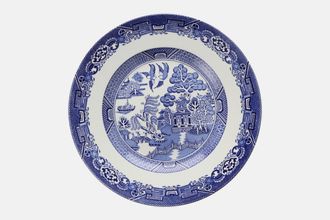Sell Wood & Sons Willow - Blue Dinner Plate Wide Rim 9 3/4"