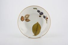 Royal Worcester Wild Harvest - Gold Rim Soup / Cereal Bowl Almond, Green Leaf, Blackberry 7" thumb 2