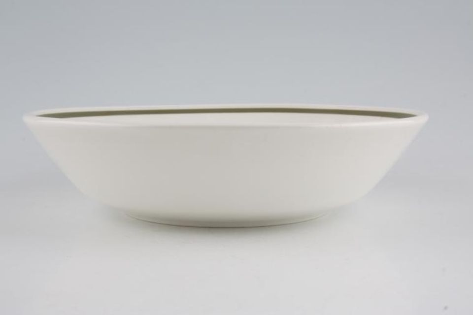 Meakin Poppy - Ridged and Rounded Bases Soup / Cereal Bowl Underside ridge measures 3 3/4", Ridged 7 3/8" x 1 3/4"
