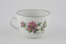 Royal Worcester Worcester Herbs Breakfast Cup Butterfly Inside 4" x 2 3/4" thumb 2