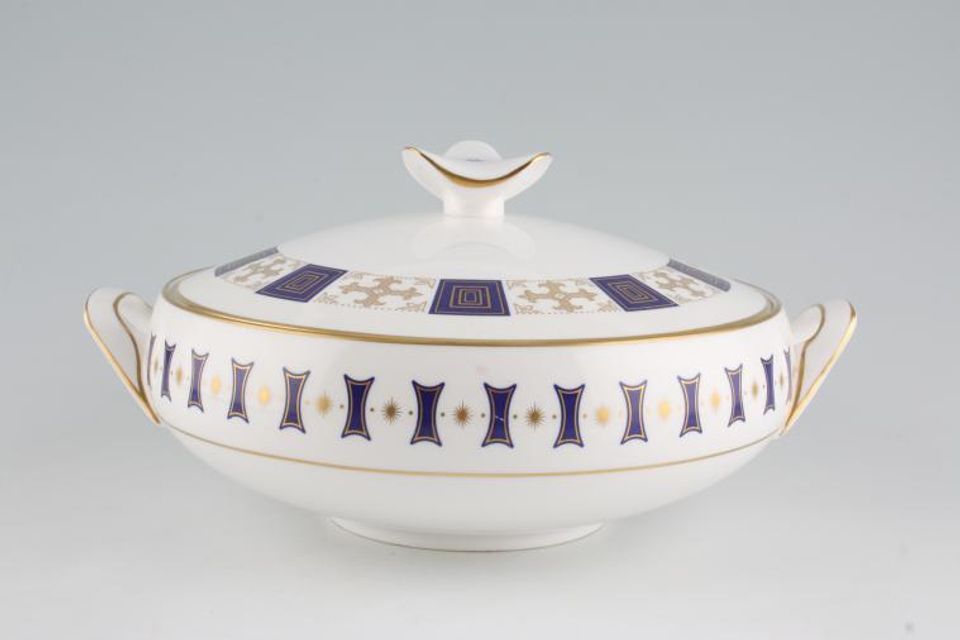 Spode Persia - Royal Blue - Y8085 Vegetable Tureen with Lid