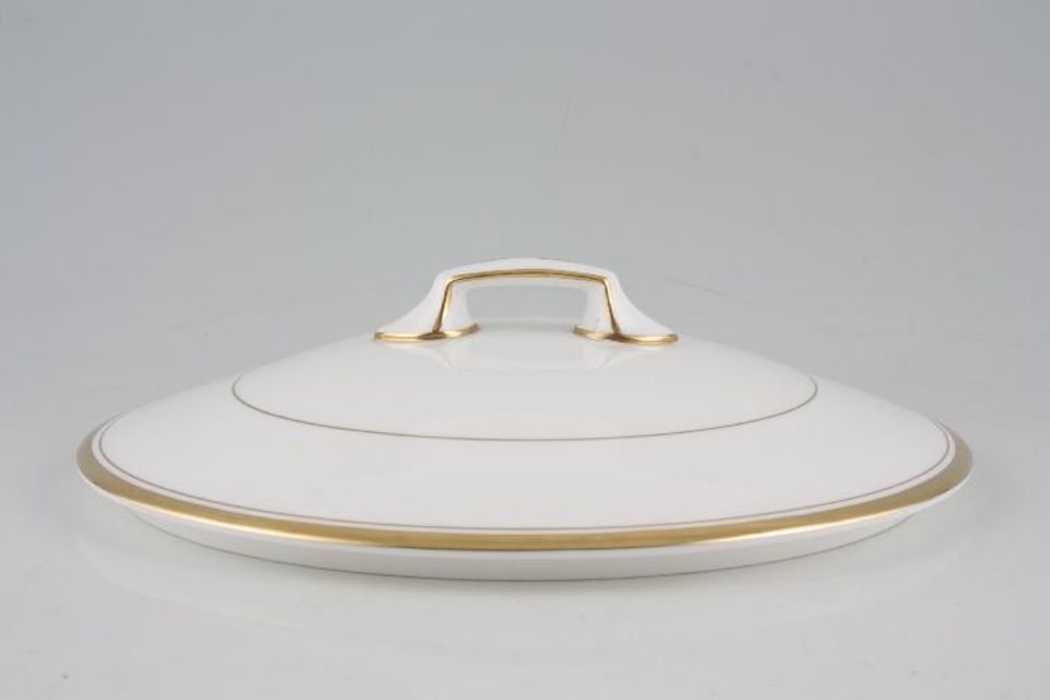 Royal Worcester Viceroy - Gold Vegetable Tureen Lid Only Round 8 1/4"