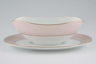 Noritake Stratford - 5652 Sauce Boat and Stand Fixed