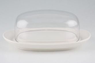 Villeroy & Boch Home Elements Butter Dish + Lid Clear Lid 8" x 5 1/2"