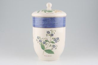 Sell Wedgwood Sarah's Garden Storage Jar + Lid Blue 6 1/4" x 8 1/2"
