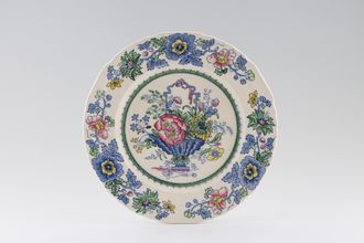 Sell Masons Strathmore - Pink + Blue Breakfast / Lunch Plate Wavy edge 8 3/4"