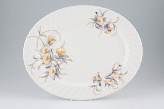 Aynsley Just Orchids Oval Platter 13 1/2"